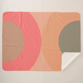 Moderner Pfirsich und Olivenhain aus dem Mittelalt Sherpadecke