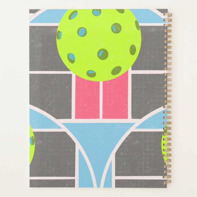 Moderner Pickleball- scallopierter Planer (Rückseite)