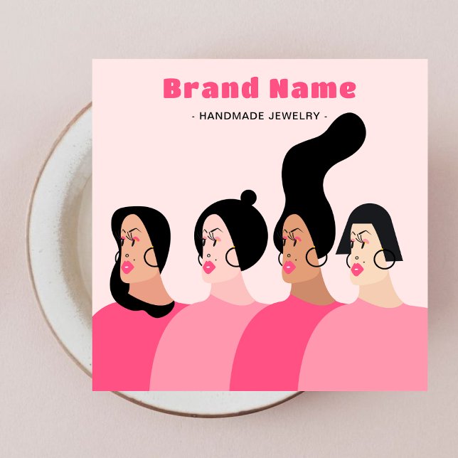 Moderner Pink Juwelier Crafter Ohrringe (Von Creator hochgeladen)