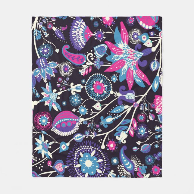 Moderner Pisley: traditionelles orientalisches Mus Fleecedecke (Vorderseite)