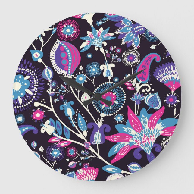 Moderner Pisley: traditionelles orientalisches Mus Große Wanduhr (Vorderseite)