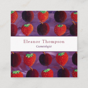 Moderner Platz Beruflich Quadratische Visitenkarte