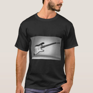 Moderner Pop Art Electric Gitarre Trendy Template T-Shirt
