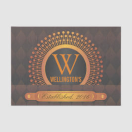 Moderner Preppy personalisierter Seidenpapier