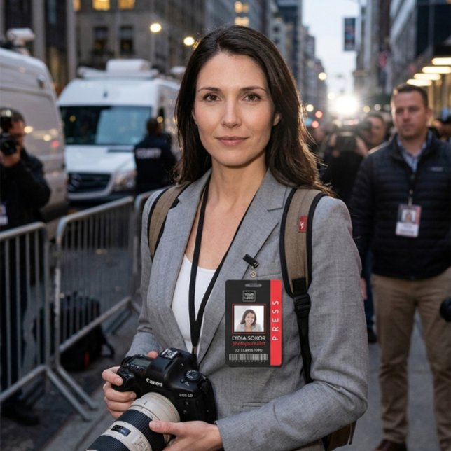 Moderner Presseausweis Ausweis (Von Creator hochgeladen)