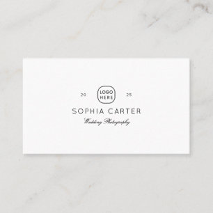 Moderner professioneller Hochzeitsfotograf QR-Code Visitenkarte