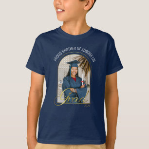 Moderner Proud Bruder des Grad Custom Foto Boho T-Shirt