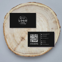 Moderner QR-Code Benutzerdefiniertes Logo Social M