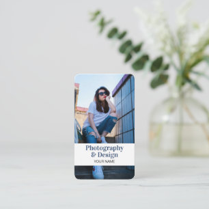 Moderner QR-Code für Berufliches Foto Visitenkarte