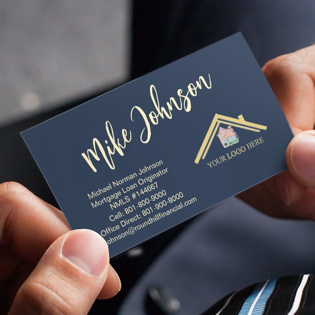 Moderner QR-Code für Berufliches Hypothekenlogo Visitenkarte (Von Creator hochgeladen)