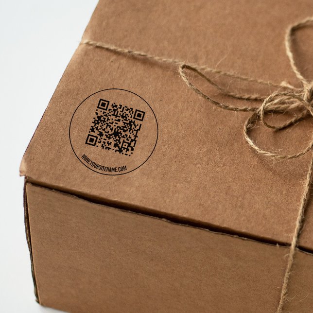 Moderner QR-Code Gummistempel (Von Creator hochgeladen)