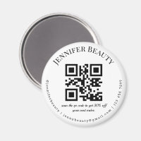 Moderner Qr Code kleiner Business Schönheitssalon 
