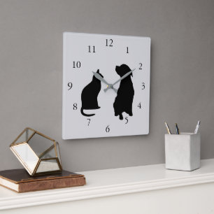 Moderner Quadratische Wanduhr