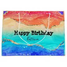 Moderner Rainbow-Glitzer individuell anpassbar