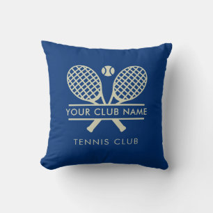 Moderner Rasen Tennis Country Club Name Team Büro Kissen