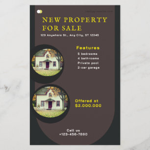 Moderner Real Anwesen Flyer