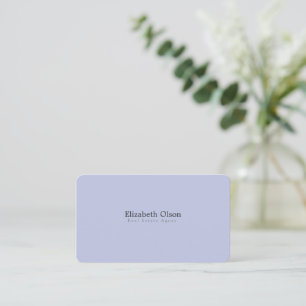 Moderner Realtor Werbe- blau elegant einfach Visitenkarte