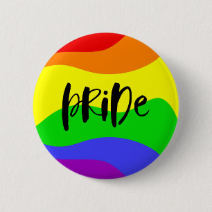 Moderner Regenbogen Button