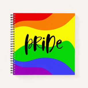 Moderner Regenbogen Notizbuch