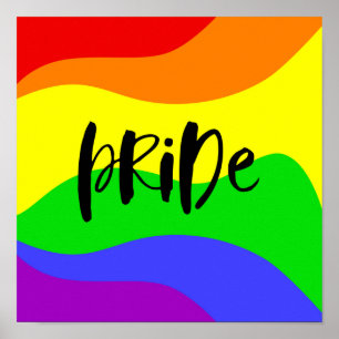 Moderner Regenbogen Poster