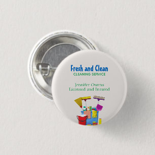 Moderner Reinigungsservice Button