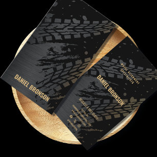 Moderner Reparaturservice für Auto Visitenkarte