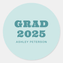 Moderner Retro-Aquamariner Typografie-Abschluss