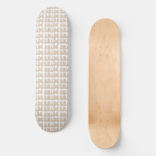 Moderner Retro Bridge Junggeselinnen-Abschied Vint Skateboard