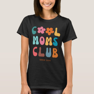 Moderner Retro Cool Moms Club Vintag Groovy T-Shirt