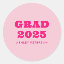 Moderner Retro Pink Fett Typografie-Abschluss