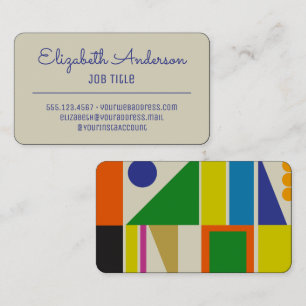 Moderner Retro-Vintager Stil des Mittelalters Visitenkarte