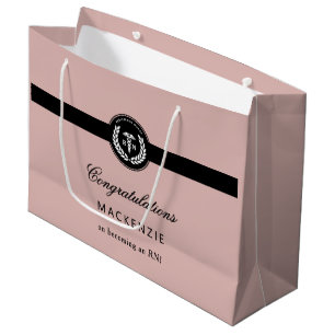 Moderner RN Nursing School Abschluss Custom Große Geschenktüte