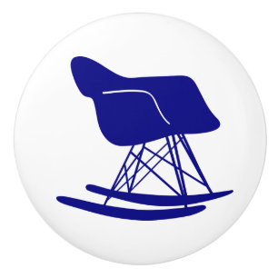 Moderner Rockerstuhl aus dem Mittelalter, Marine Keramikknauf