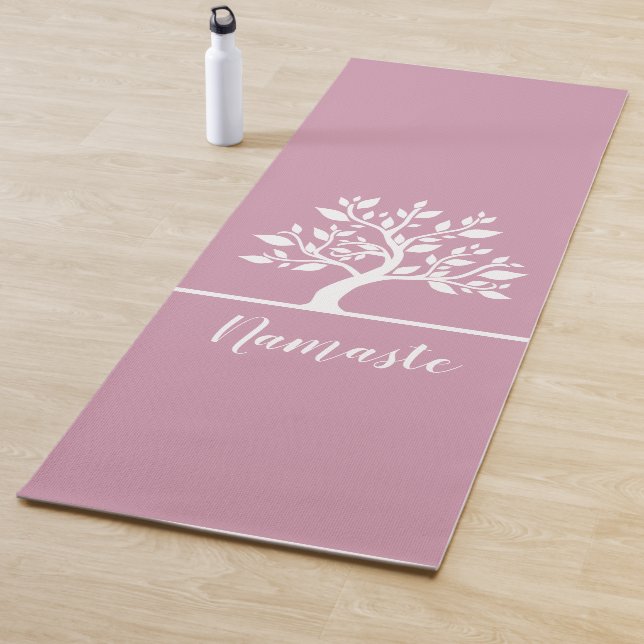 Moderner rosa Eleganter klassischer Tree YOGA Inst Yogamatte (Beispiel)