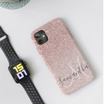 Moderner rosafarbener Glitzer Glitzern Personalisi Case-Mate iPhone Hülle<br><div class="desc">Mit der Einführung unseres Produktes "Moderne rosa Glitzer Glitzern" Personalisiert Name, exklusiv auf Zazzle erhältlich! Mit diesem atemberaubenden Design, das den Charme des rosa Glitzer mit einer modernen Touch verbindet, machen Sie eine stilvolle und personalisierte Note. Egal ob Sie ein Geschenk oder eine besondere Leckerei für sich selbst suchen, dieses...</div>