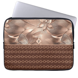Moderner Rose-Notebook-Sieb Laptopschutzhülle