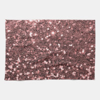 Moderner Rosen-GoldImitat-Glitter-Druck