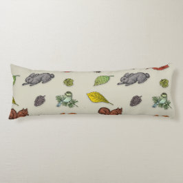 Moderner Roter Beerenvogel Kissen