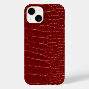 Moderner roter Krokodil Case-Mate iPhone 14 Hülle