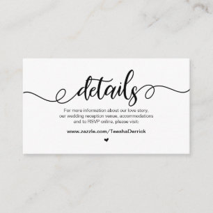 Moderner rustikaler Bauernhof, Schwarzer Schriftar Begleitkarte