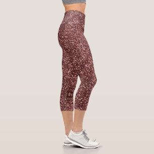 Moderner Rustikaler Mode-Glitzer Capri Leggings