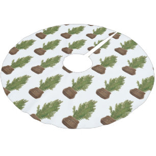 Moderner Rustikaler Weihnachtsbaum Polyester Weihnachtsbaumdecke