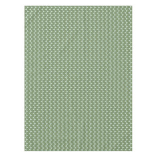 Moderner Salbeigrüner Dreiecks-Weihnachts-Geometri Tischdecke