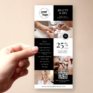 Moderner Salon-Service-Geschäftsmarketing- Flyer Werbekarte