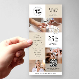 Moderner Salon-Service-Geschäftsmarketing-Flyer Werbekarte
