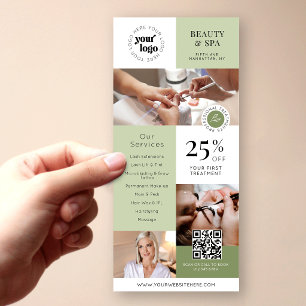 Moderner Salon-Service-Geschäftsmarketing-Flyer Werbekarte