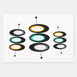 Moderner Satellit des Mittelalters  Geschenkpapier Set