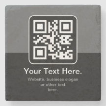 Moderner scannbarer QR-Code | Schwarz Grau & Weiß