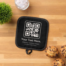 Moderner scannbarer QR-Code | Schwarz Weiß & Grau