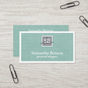 Moderner schicke Mode Stylist Personal Shopper Visitenkarte